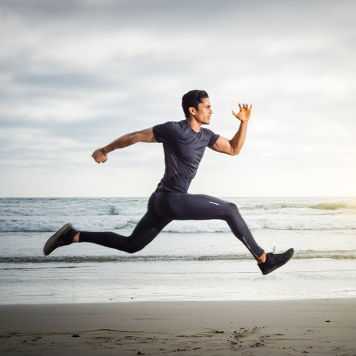 Runner on the beach