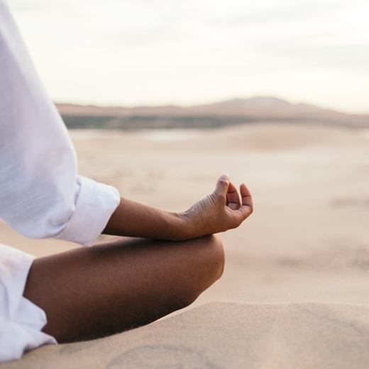 Yoga is a great way to get in touch with yourself.